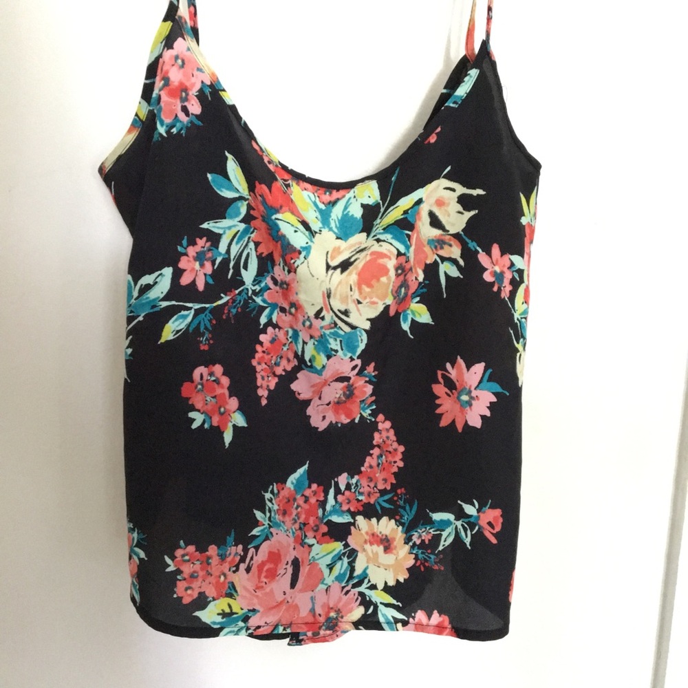 Papaya blouse with skinny straps